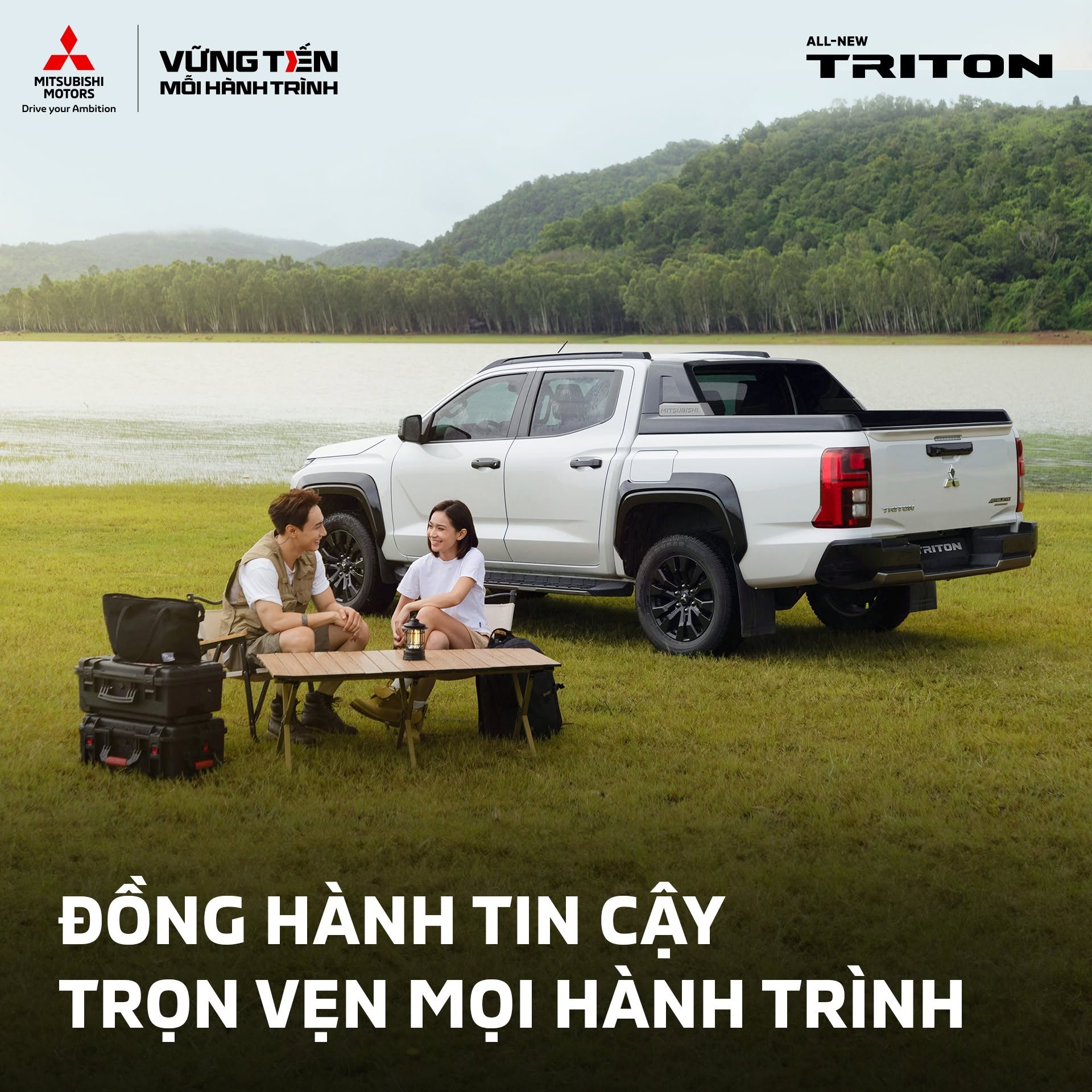 Mitsubishi Triton đồng hành trên mọi cung đường